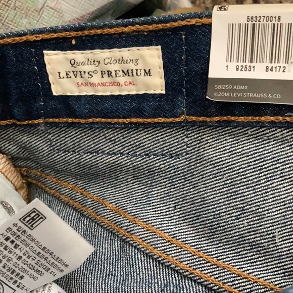 NWT(12/31) Levis premium 501 Hi-rise button fly cut offs!! - Picture 8 of 9
